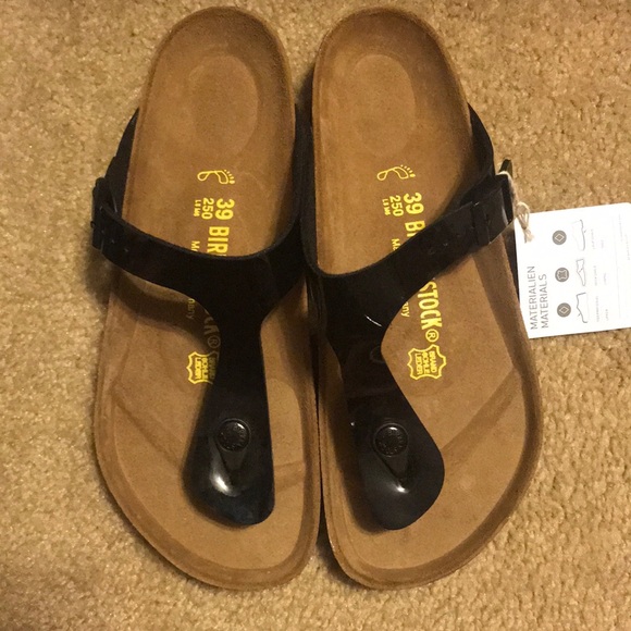 Birkenstock Shoes - Birkenstock Gizeh Black size 8